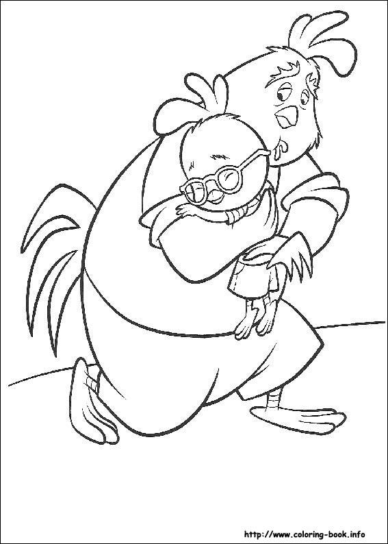 Chicken Little coloring picture